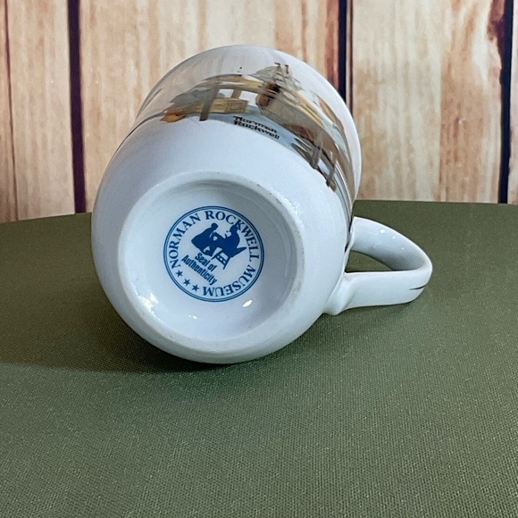 VTG 1982 Norman Rockwell Museum "For A Good Boy" Collectible Coffee Mug Tea Cup - Picture 4 of 7